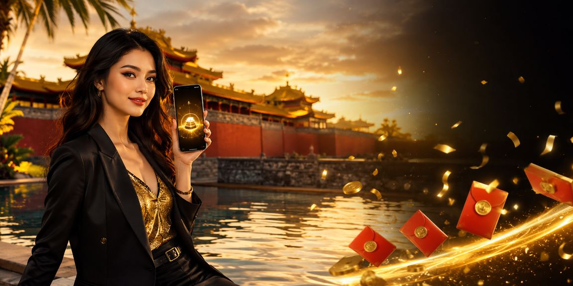 Mô hình phong bì đỏ may mắn tại Huế biểu tượng cho bonus và ưu đãi trong dịp lễ Tết Việt Nam